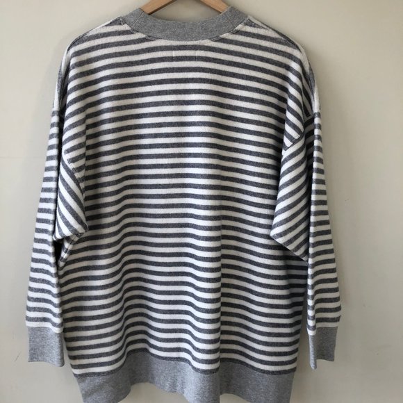 CALVIN KLEIN - STRIPED SWEATSHIRT - Picture 2 of 6